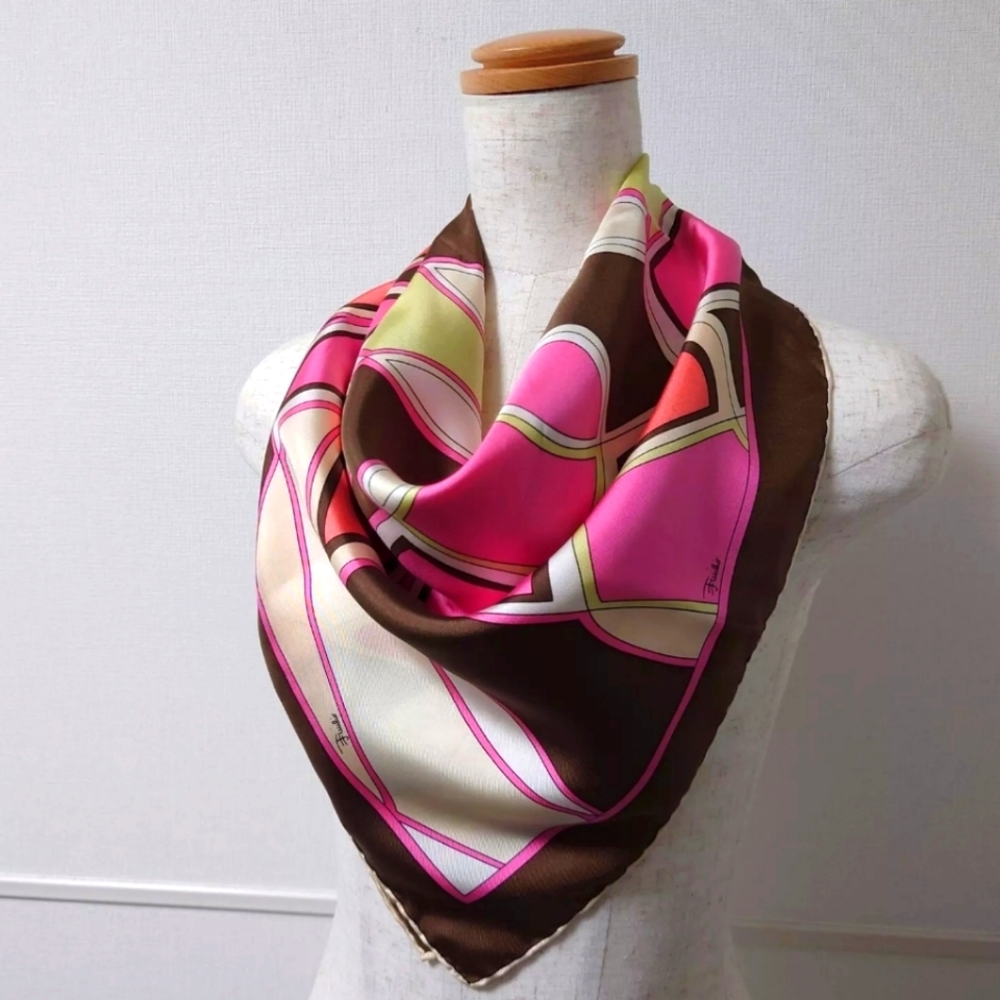 Emilio Pucci large silk scarf